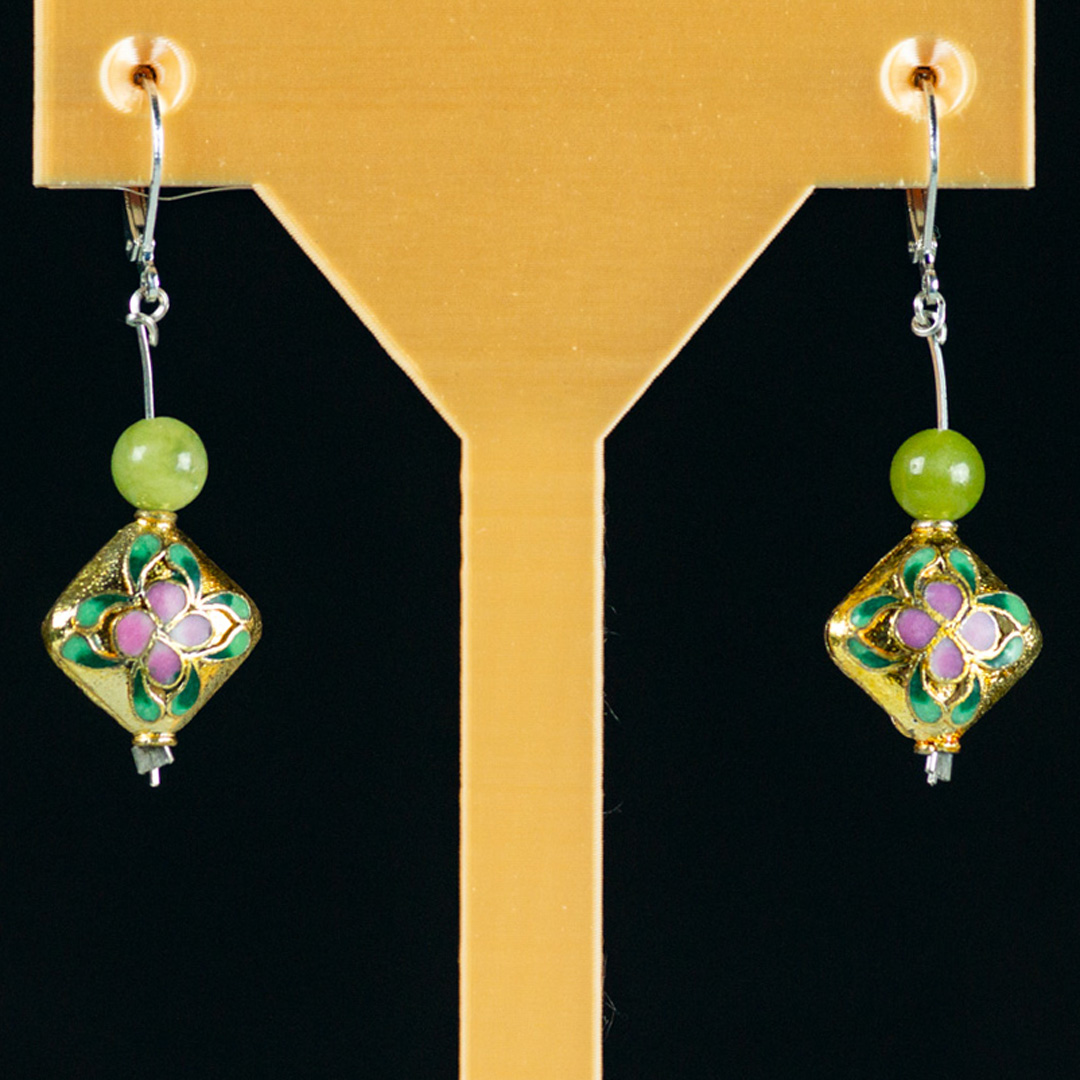 Faceted Marquise Amethyst Earrings