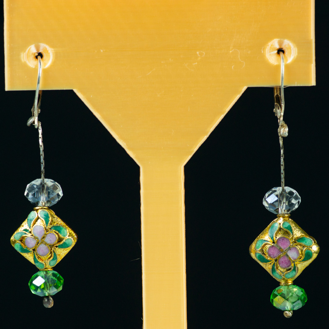 Faceted Marquise Amethyst Earrings